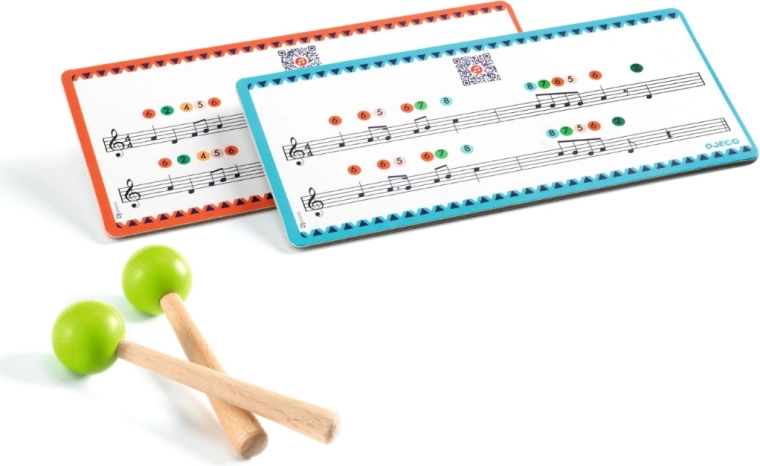 Note cards for easy melodies