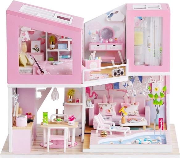 2Kids Toys miniatuurne villamaja – Roosa