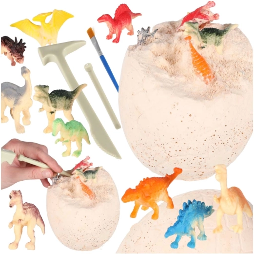 Arheoloogiline komplekt Dino muna – 12 figuuri