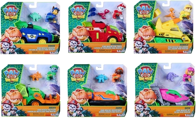 Käpapatrulli filmist pärit dinosauruse sõiduk, assortii – 1 tk