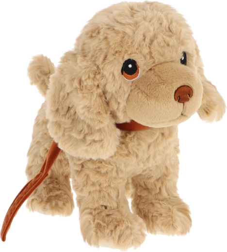Keeleco plüüsist kutsikas rihmaga (spanjel) 23 cm
