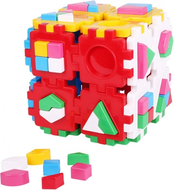 Smart Educational Cube – Shape Sorter for Kids 3+