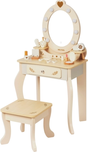 Laste tualettlaud Elly Natural Milly Mally