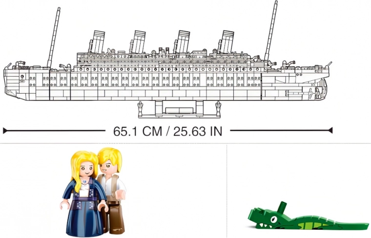 Muljetavaldav 65 cm pikkus ja detailne teostus