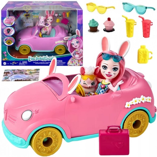 Enchantimalsi jänkruauto Bree koos tarvikutega