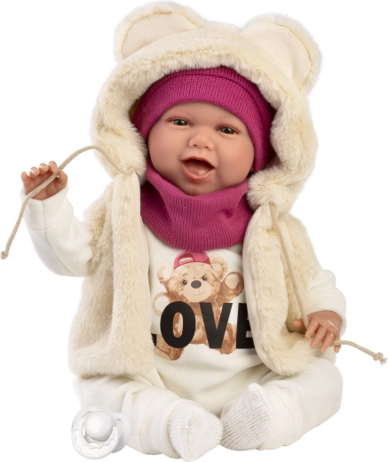 Llorens NEW BORN realistlik beebinukk helidega 42 cm
