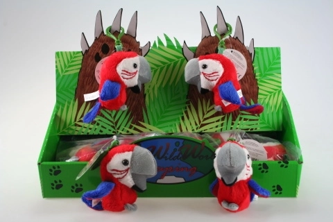 Plush Parrot – Keychain 8 cm