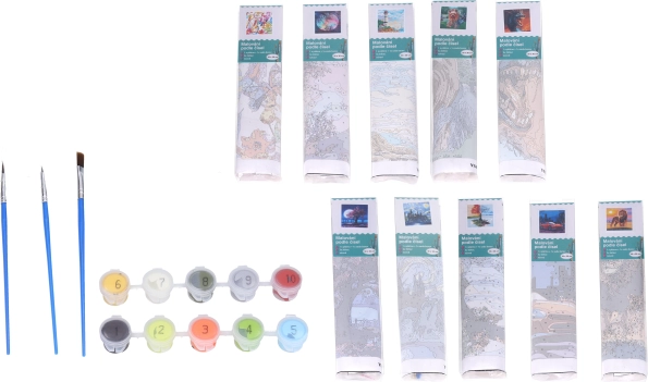 Creative paint-by-numbers kit 30x30 cm