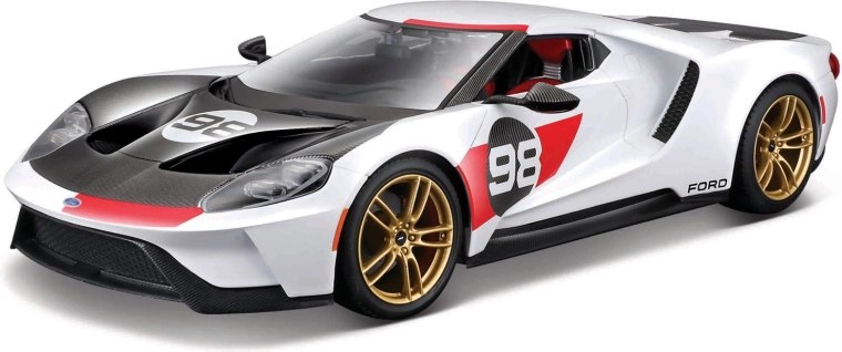 Maisto Ford GT Heritage 2021 valge automudeli 1:18