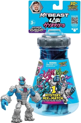 MRBEAST Lab Hybrids Hyper Fusion figuur – salapärane mix & match