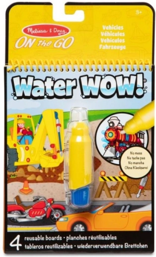 Veega värvimisraamat Water Wow Sõidukid – Melissa & Doug