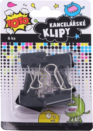 Kontoriklambrid 25 mm, 6 tk