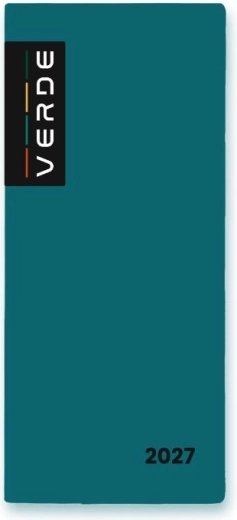 Verde Milano kuupäevik 2027 (kuuvaade) PVC-ümbrises