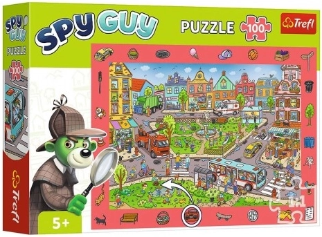 Observation Puzzle SPY GUY – City, 100 pieces