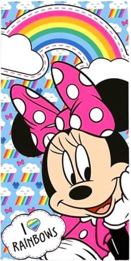 Disney Minnie Mouse laste puuvillane vannilina 70 × 140 cm – 1 tk