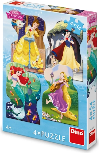 Pusle DISNEY printsessid 4×54 tükki DINO
