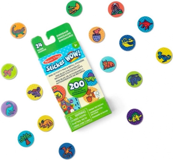 Up to 200 dinosaur stickers