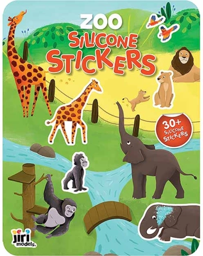 Silicone Sticker Play Set – Zoo