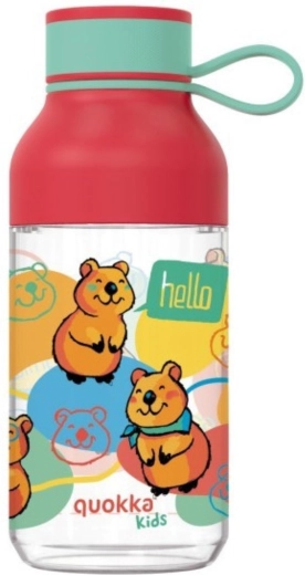 Laste tritaanist joogipudel Quokka Kids Ice Happy Quokka, aasaga 430 ml