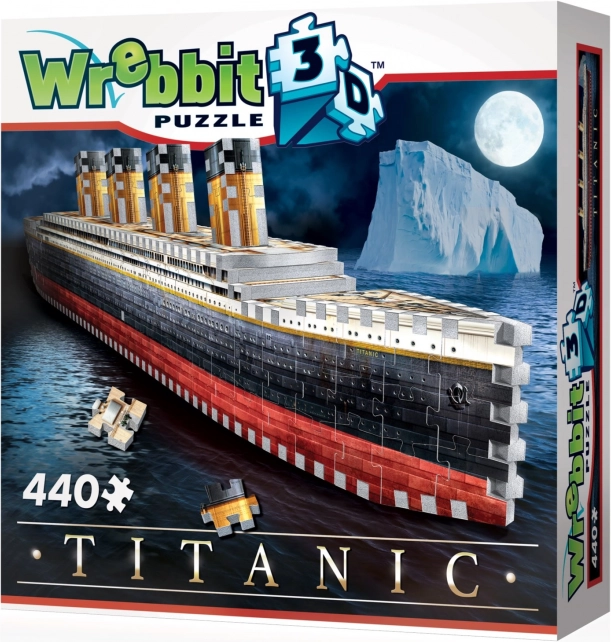 3D pusle Titanic Wrebbitilt, 440 tükki