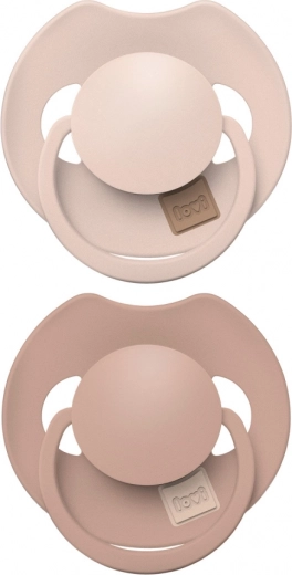 Silikoonist dünaamiline lutt LOVI PRIME 6–18 kuud, 2 tk, Nude/Blush