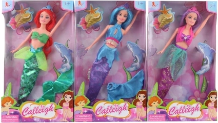 Mermaid articulated doll 29 cm
