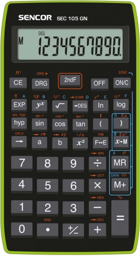 School scientific calculator 10 digits 56 functions