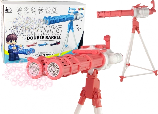 Pink tripod bubble maker – electric bubble tower with adjustable height