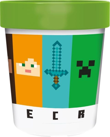 Minecrafti plasttops 260 ml libisemisvastase põhjaga