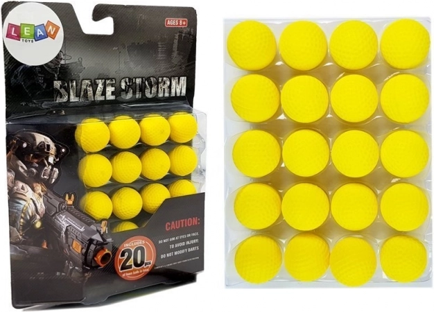 Foam bullets for kids rifle 2 cm, 20 pcs