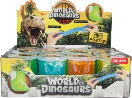 Slime with Dinosaur Skeleton – Sensory Toy for Kids