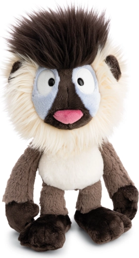 Soft plush monkey with a distinctive face