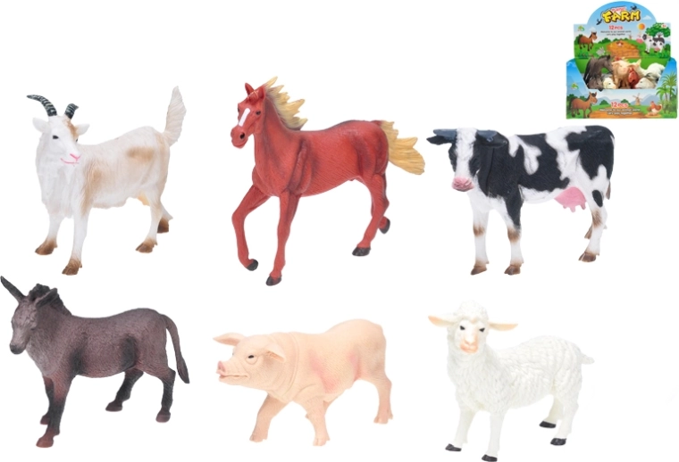Taluloomad – figuuride komplekt 15–20 cm, 6 liiki