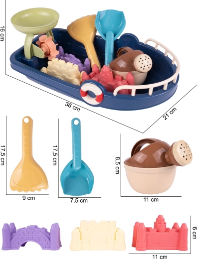 Paadikomplekt rannatarvikutega