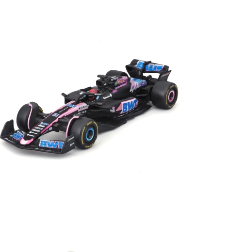 Die-cast model 1:43 bburago alpine a524 #31 esteban ocon with driver in gift display box