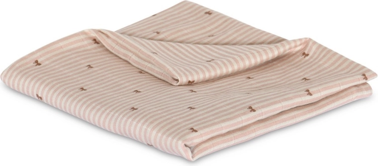 NuuRoo Valentin bambusest musliinmähe stripe bow
