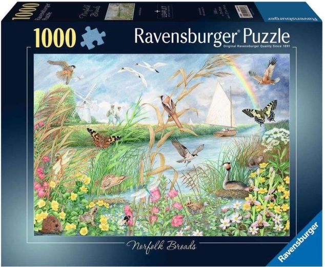 Ravensburgeri pusle Norfolki järv 1000 tükki