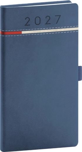 Notique taskumärkmik Tomy 2027 sinakas-punane 9 × 15,5 cm