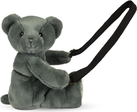 Doudou pehme plüüsist õlakott karuke khaki 30 cm
