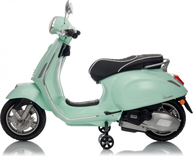 Kids’ electric scooter VESPA Roma green