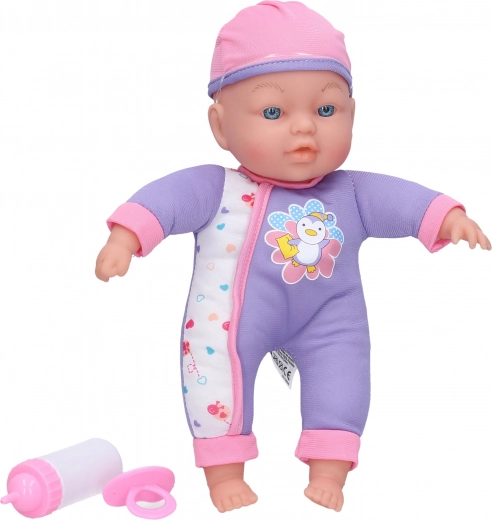 Helidega beebinukk 31 cm pehme kehaga ja tarvikutega
