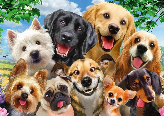 Schmidt Puzzle Dog Selfie 500 Pieces