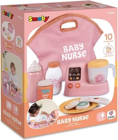 Smoby Baby Nurse komplekt pudelisoojendajaga