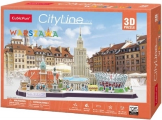 3D pusle CityLine panoraam Varssavi 159 tükki