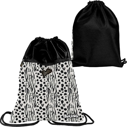 Spordikott PASO BeUniq Premium Barbie, must-valge