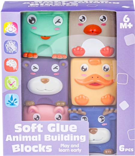 6 soft blocks in the original packaging
