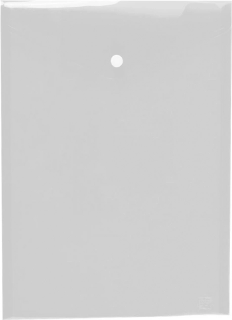 A4 Portrait Snap-Button Wallet Opaline Clear