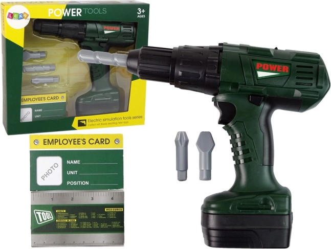 DIY Drill Green Battery-Powered Drill