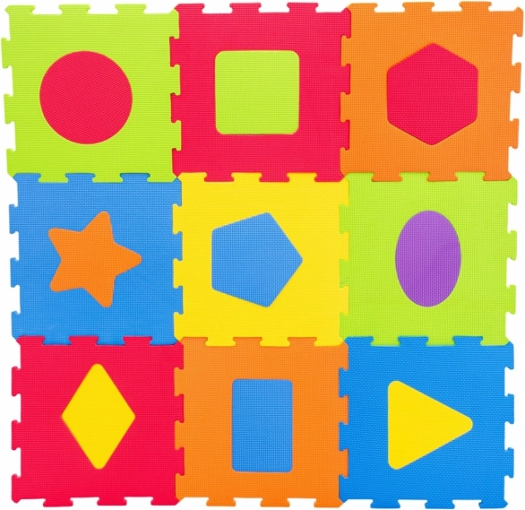 A mat and a puzzle in one