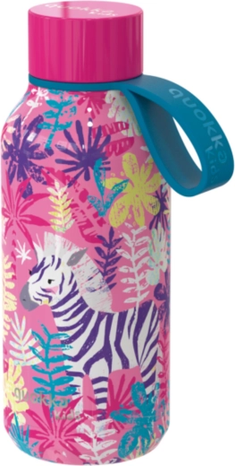 Roostevabast terasest laste termopudel Quokka Kids Solid sebradega, sangaga 330 ml